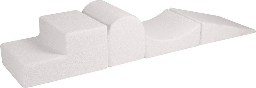 Bílé pěnové hřiště 4 ks výška 30 cm 45x193 cm – Meowbaby MeowBaby