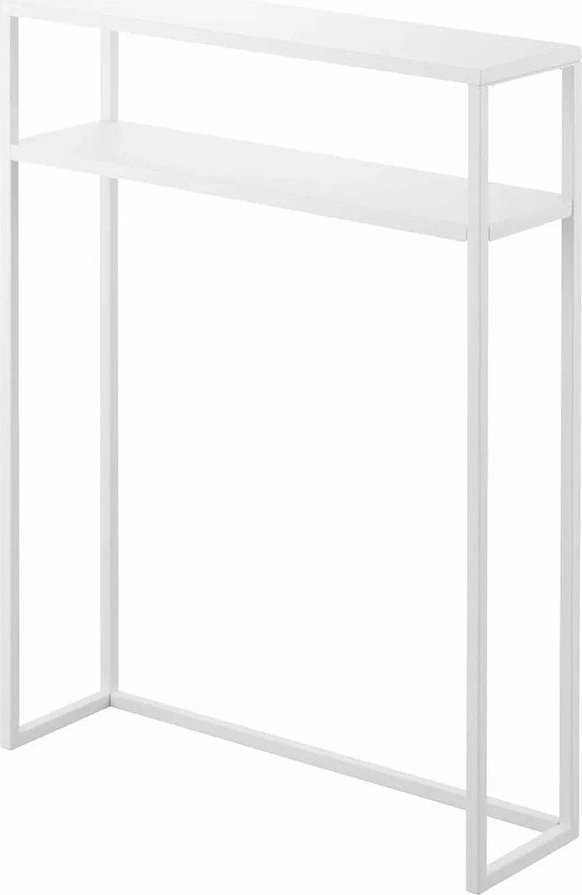 Bílý kovový konzolový stolek 18x60 cm Tower – YAMAZAKI YAMAZAKI