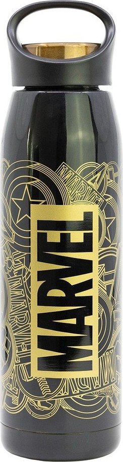 Černá nerezová dětská termoska 665 ml Marvel – STOR STOR