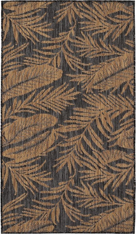 Černý/hnědý vnitřní a venkovní koberec 60x100 cm Mira 1451 – Ayyildiz Carpets Ayyildiz Carpets