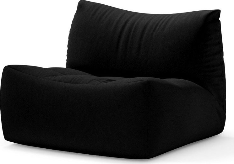 Černý sametový polštář na sezení Tove – Micadoni Micadoni