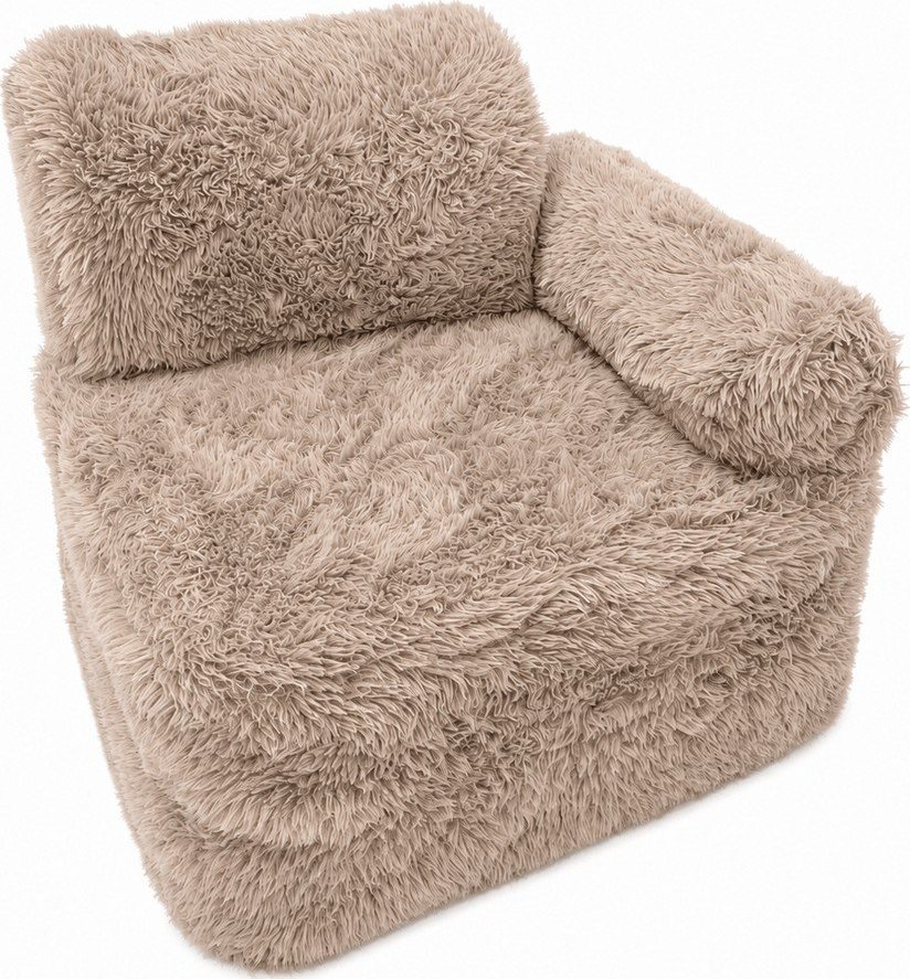 Dětské křesílko ve světle přírodní barvě Mammoth – Meowbaby MeowBaby