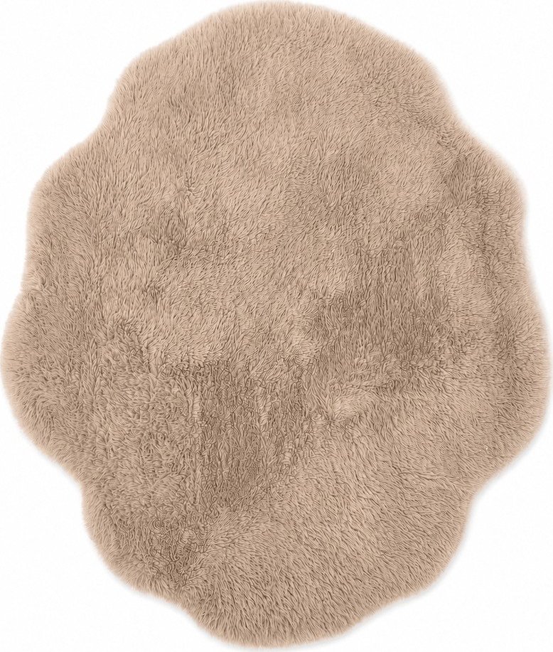 Dětský koberec ve světle přírodní barvě 115x140 cm Mammoth – Meowbaby MeowBaby
