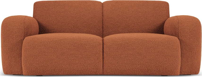 Hnědá pohovka z textilie bouclé 170 cm Molino – Micadoni Home Micadoni