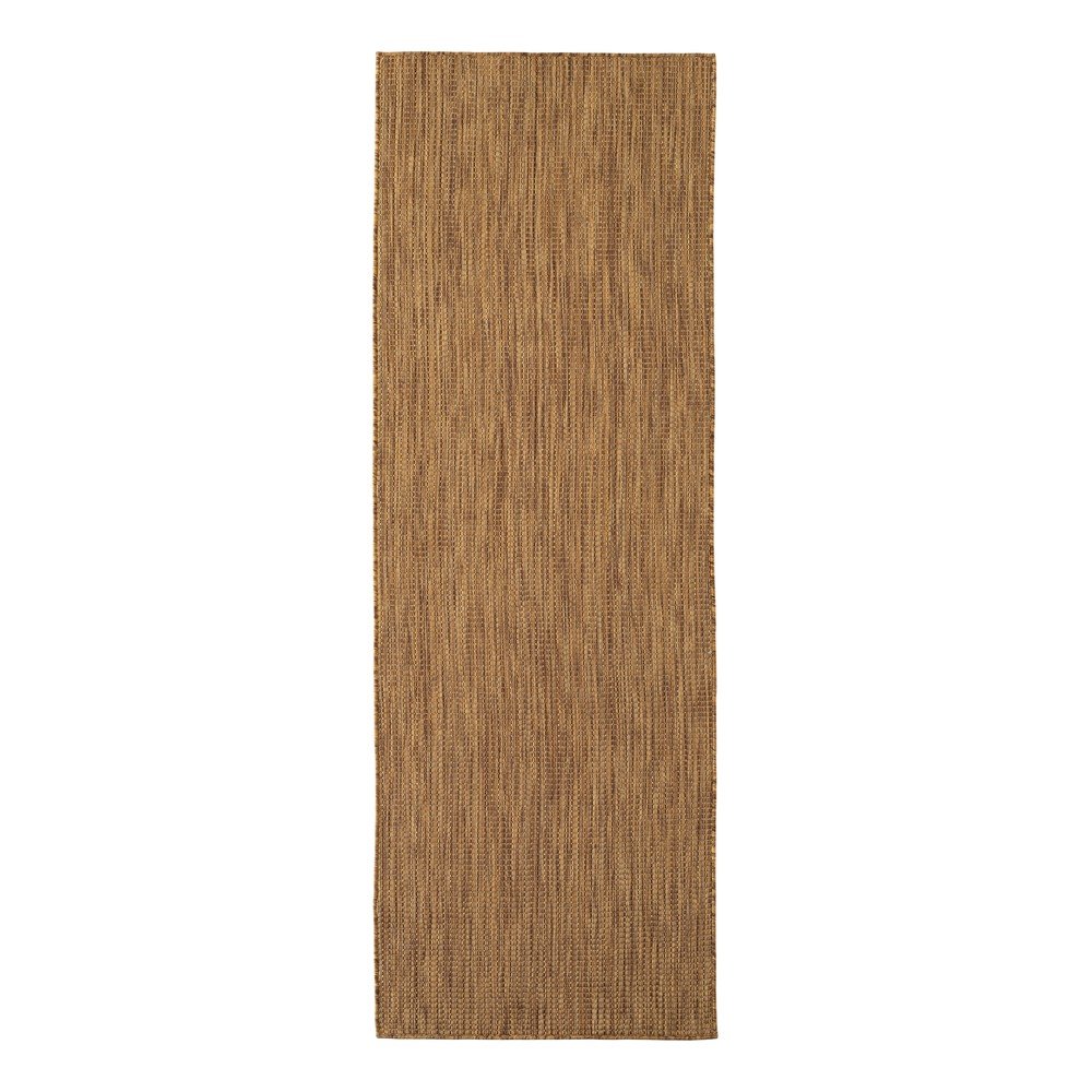 Hnědý vnitřní a venkovní běhoun 80x250 cm Mira 1450 – Ayyildiz Carpets Ayyildiz Carpets