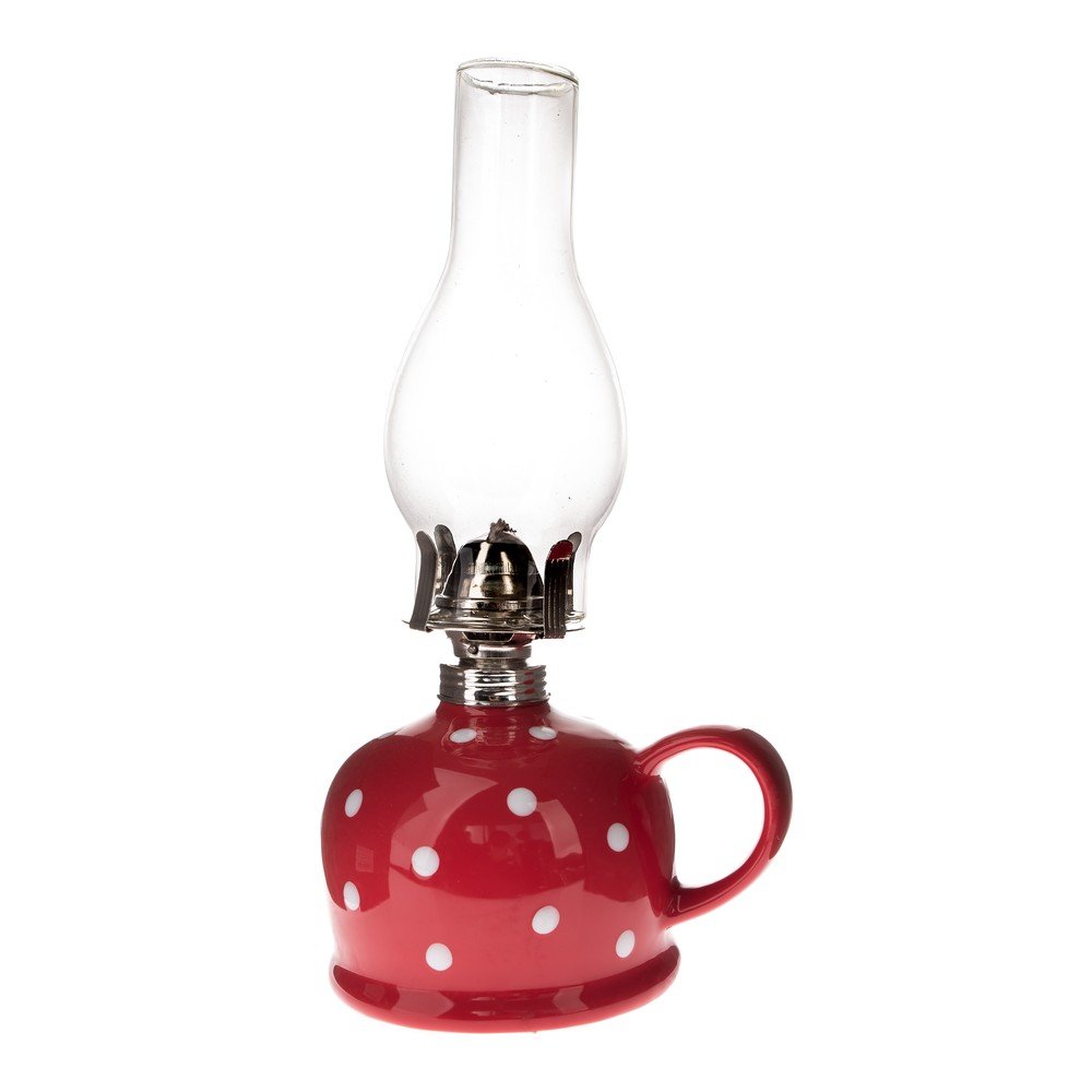 Keramická petrolejová lampa (výška 28 cm) – Dakls Dakls
