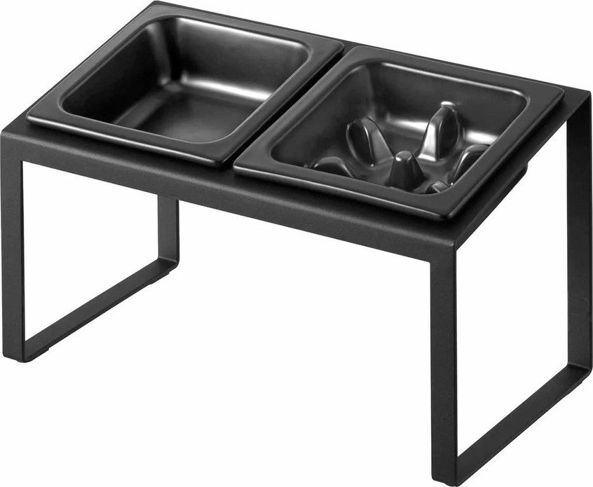 Keramický set misek s podstavcem pro domácího mazlíčka Nooks – YAMAZAKI YAMAZAKI
