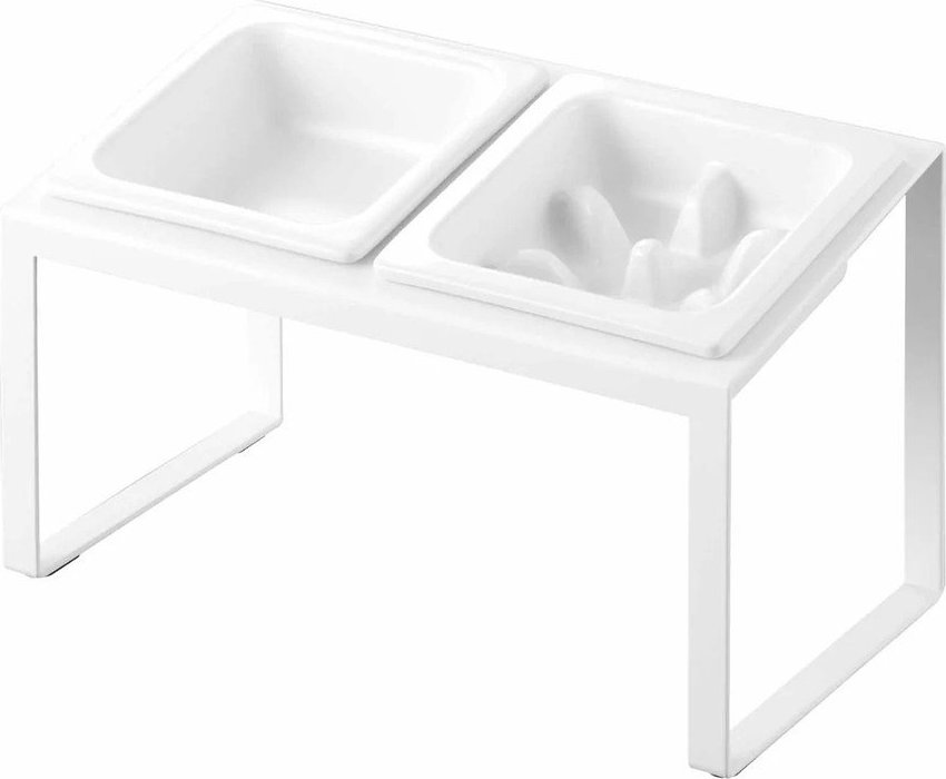 Keramický set misek s podstavcem pro domácího mazlíčka Nooks – YAMAZAKI YAMAZAKI