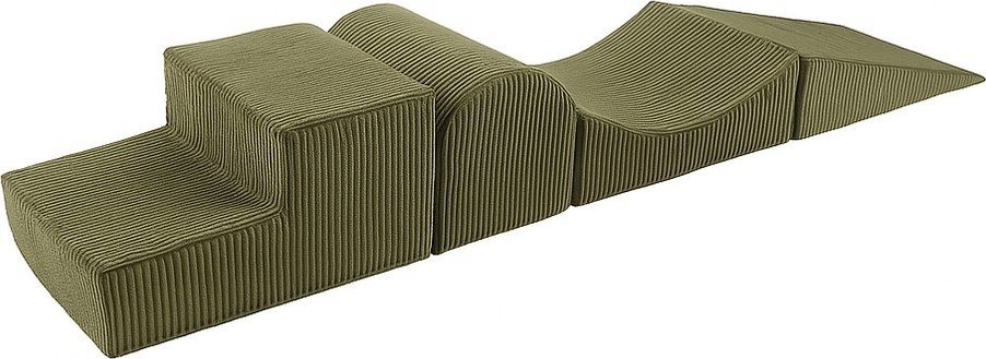 Khaki pěnové hřiště 3 ks výška 30 cm 45x193 cm – Meowbaby MeowBaby