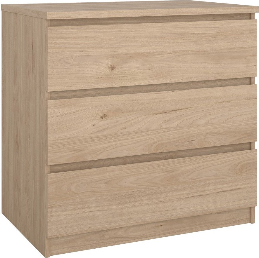 Komoda v dekoru dubu v přírodní barvě 77x76x50 cm Naia – Tvilum Tvilum