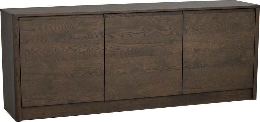 Komoda v dekoru dubu v tmavě přírodní barvě 180x70x40 cm Melstone – Rowico Rowico