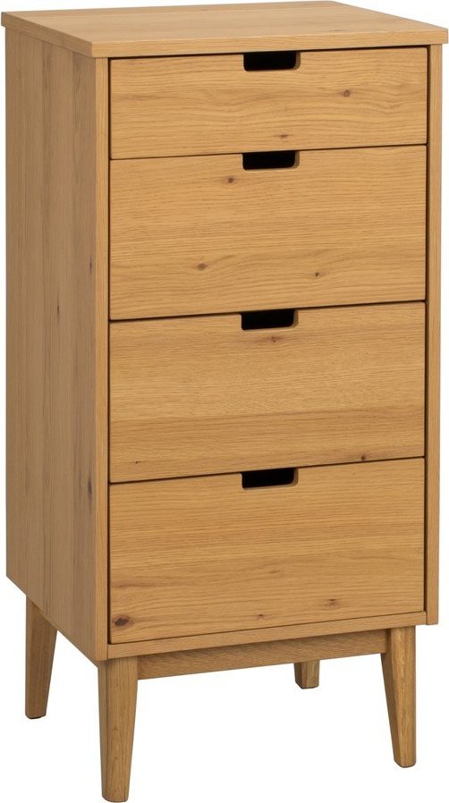 Komoda z dubového dřeva v přírodní barvě 45x92x38 cm Garrison – Rowico Rowico