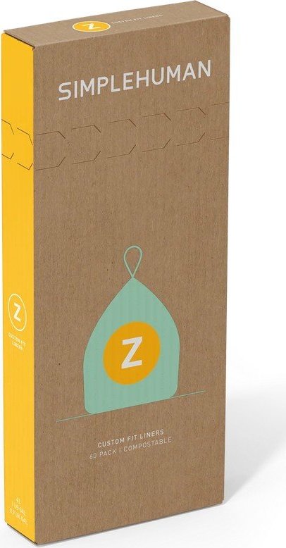 Kompostovatelné pytle na odpadky v sadě 60 ks 4 l Z – simplehuman Simplehuman