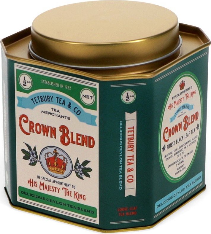 Kovová dóza na sypaný čaj Crown Blend – Rex London Rex London