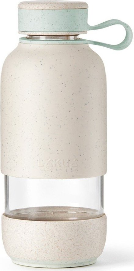 Krémová cestovní skleněná lahev 500 ml To Go Organic – Lékué LÉKUÉ