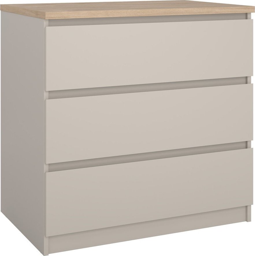 Krémová komoda 77x76x50 cm Naia – Tvilum Tvilum