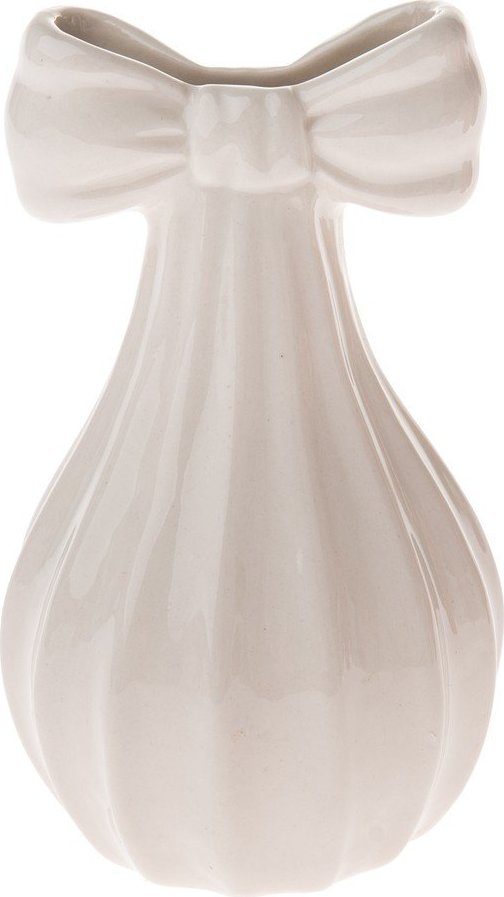 Krémová porcelánová váza (výška 12 cm) – Dakls Dakls