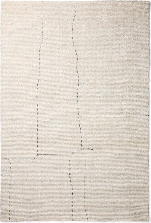 Krémový ručně tkaný koberec s příměsí bavlny 230x160 cm Lisdan – Kave Home Kave Home