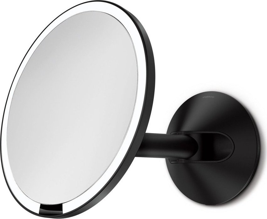 Nástěnné/kosmetické zrcadlo s osvětlením/zvětšovací (zvětšení 5x) 8x23 cm Sensor – simplehuman Simplehuman