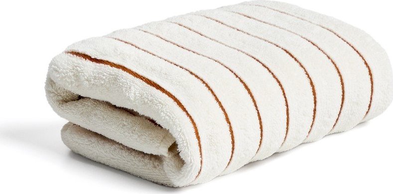 Oranžový/béžový froté bavlněný ručník 50x90 cm Dorane – Kave Home Kave Home