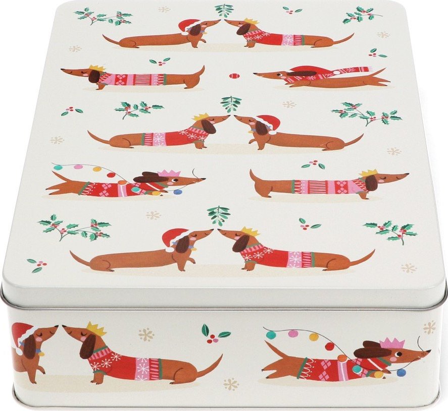 Potravinová krabička Festive Sausage Dog – Rex London Rex London