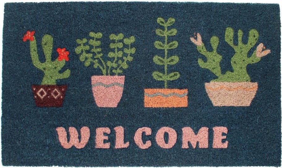 Rohožka z kokosového vlákna 73x43 cm Welcome Plants – Rex London Rex London