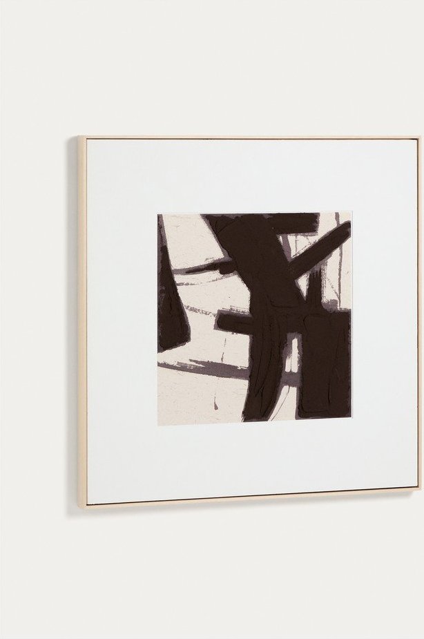 Ručně malovaný obraz s rámem/na plátně 100x100 cm Arilan – Kave Home Kave Home