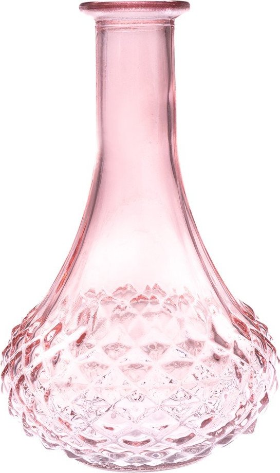 Růžová skleněná váza (výška 21 cm) – Dakls Dakls