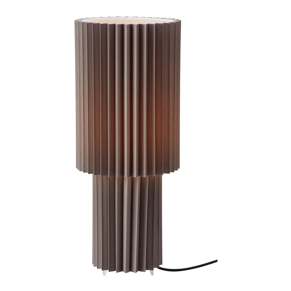 Šedá stolní lampa s textilním stínidlem (výška 45 cm) Catis – Markslöjd Markslöjd