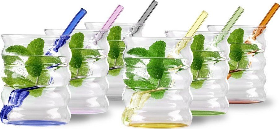Sklenice v sadě z borosilikátového skla 6 ks 350 ml Volo – Vialli Design Vialli Design