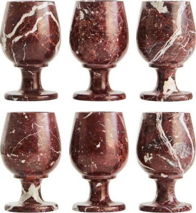 Skleničky v sadě 6 ks na panáky 180 ml Marmore – Premier Housewares Premier Housewares