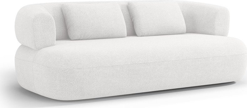 Slonovinová pohovka z textilie bouclé 178 cm Jenny – Micadoni Micadoni