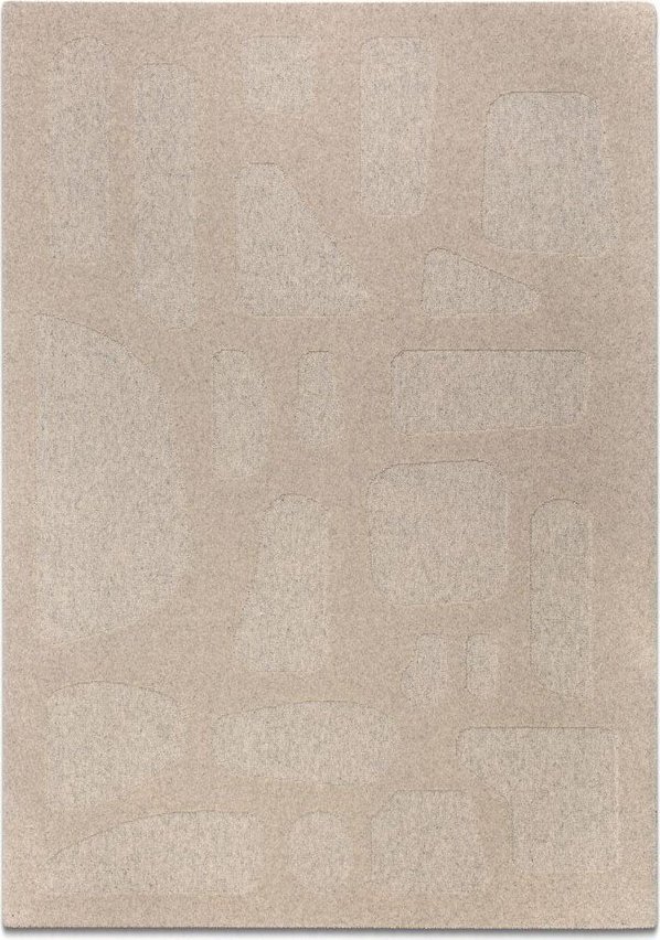 Taupe vlněný koberec 200x300 cm Archipelagio – Micadoni Micadoni