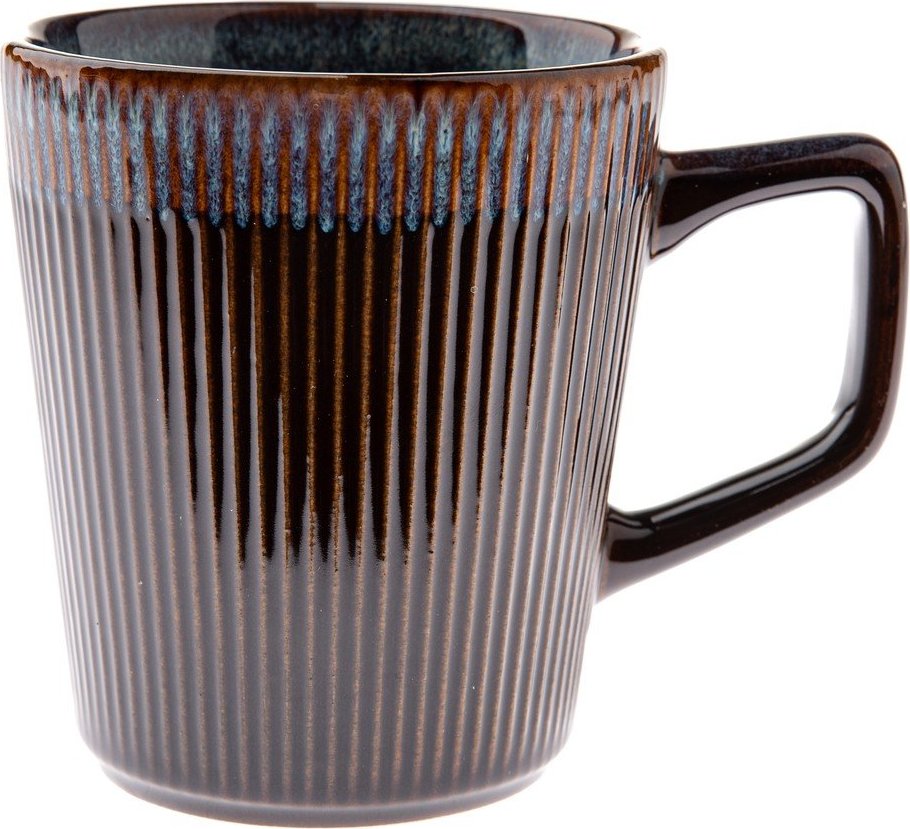 Tmavě hnědý keramický hrnek 410 ml Tone – Dakls Dakls