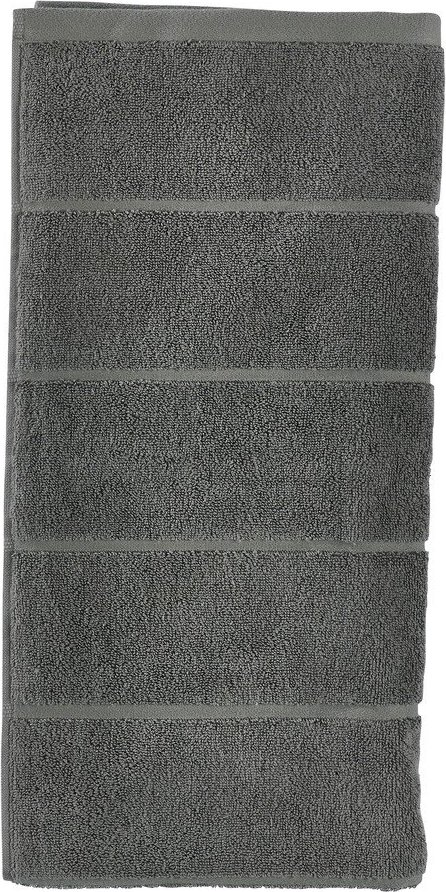 Tmavě zelená froté bavlněná osuška 70x140 cm Sauna – Zone Zone