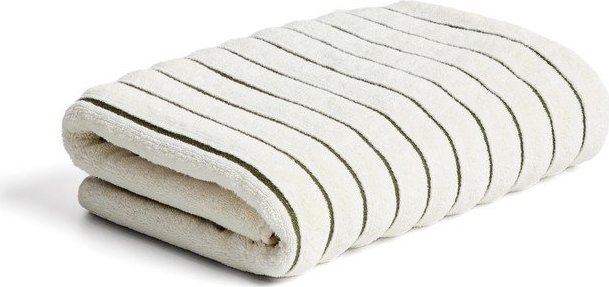 Zelená/béžová froté bavlněná osuška 70x140 cm Dorane – Kave Home Kave Home