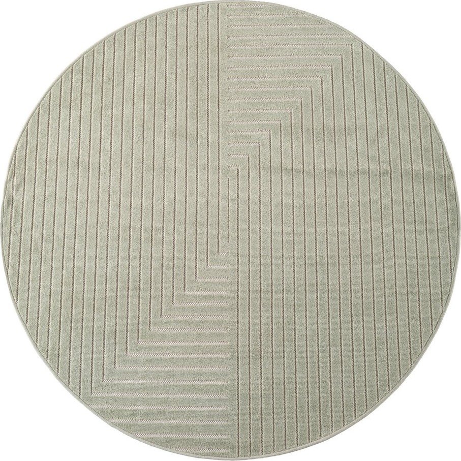 Zelený kulatý vnitřní a venkovní koberec ø 120 cm Nova 1202 – Ayyildiz Carpets Ayyildiz Carpets