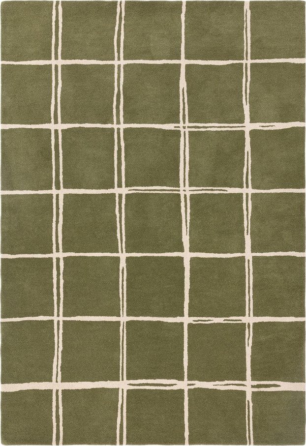 Zelený ručně tkaný vlněný koberec 200x290 cm – Asiatic Carpets Asiatic Carpets