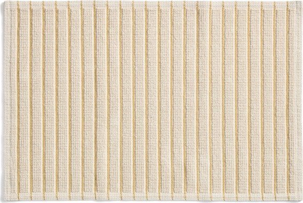 Žlutá/béžová textilní koupelnová předložka 50x80 cm Merade – Kave Home Kave Home