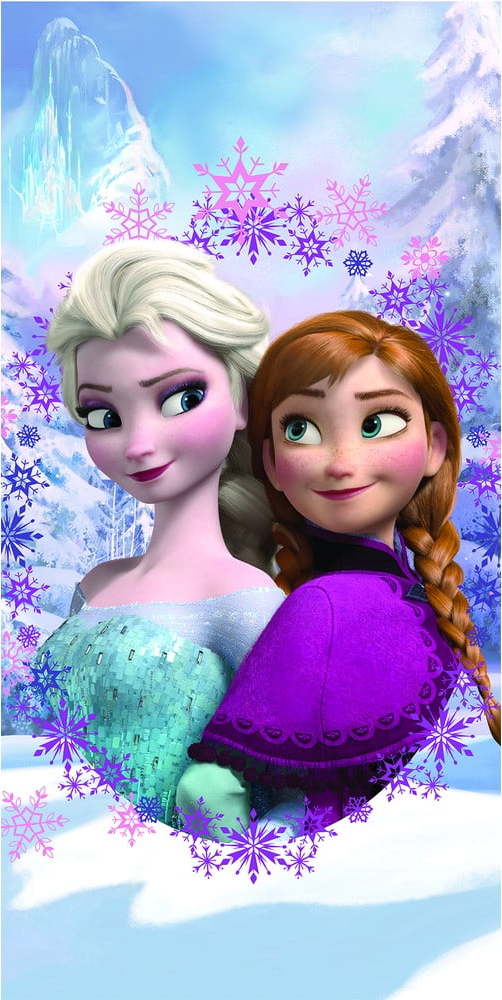 Bavlněná dětská osuška 70x140 cm Frozen – Jerry Fabrics Jerry Fabrics