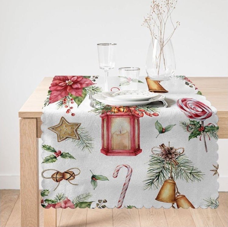 Běhoun na stůl s vánočním motivem 45x140 cm Merry Christmas – Mila Home Mila Home