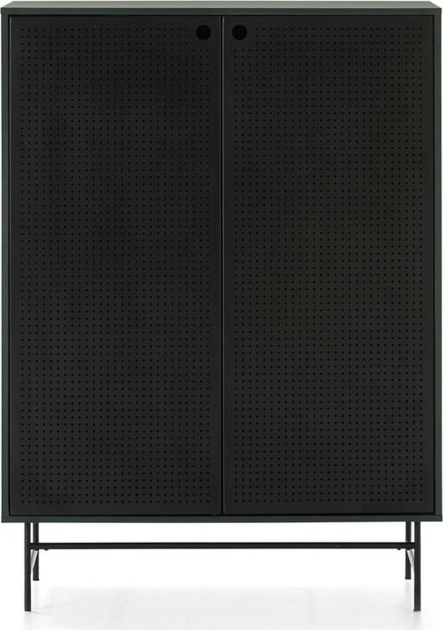 Černo-zelená skříňka 93x130 cm Punto - Teulat Teulat