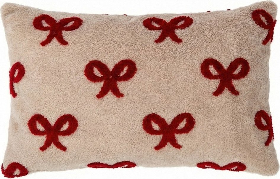 Dekorační polštář s vánočním motivem z mikroplyše 30x50 cm XMAS – Tiseco Home Studio Tiseco Home Studio