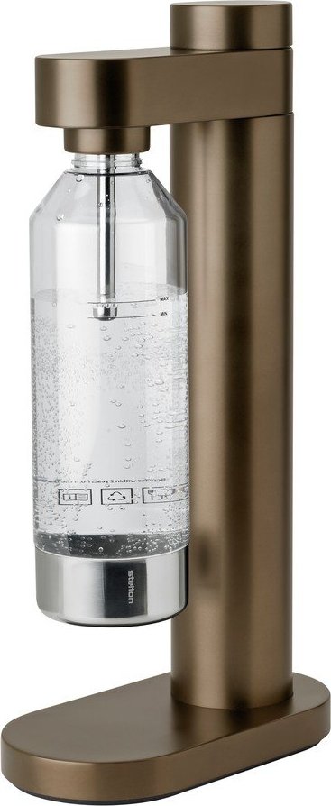 Hnědý výrobník sody z nerezové oceli Brus – Stelton STELTON