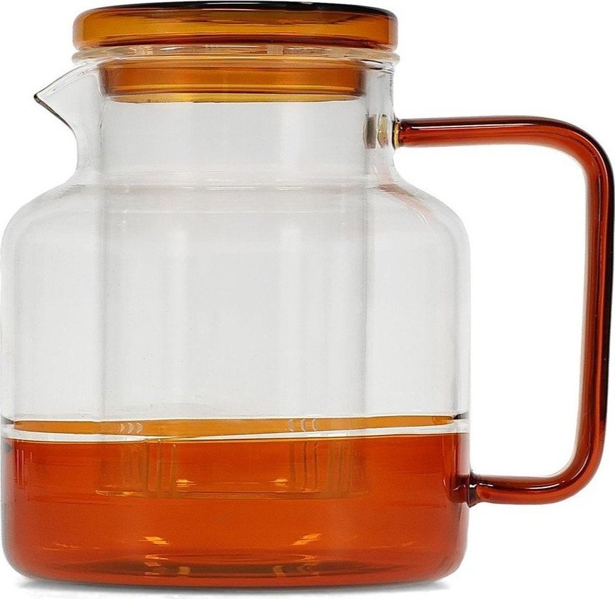 Jantarová skleněná konvice na čaj 950 ml Liv – ONA ONA