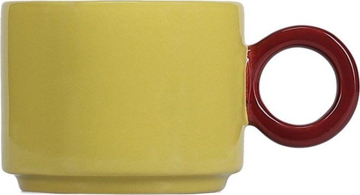 Kameninový hrnek v hořčicové barvě 280 ml Lou – ONA ONA