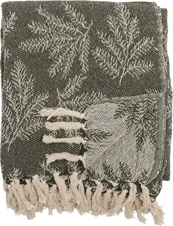 Khaki deka 130x160 cm Gabriela – Bloomingville Bloomingville
