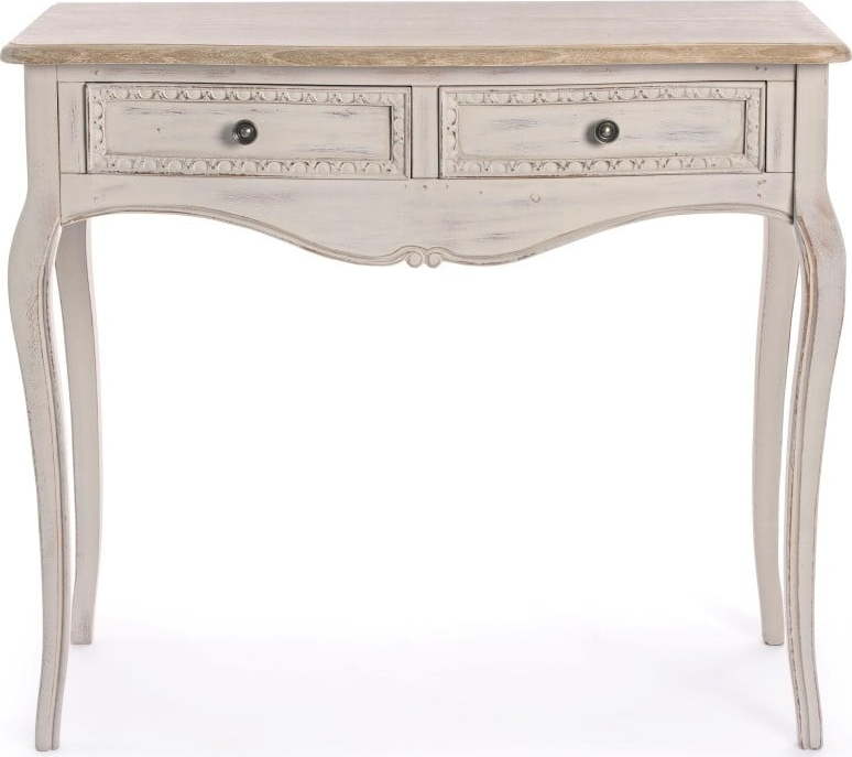 Krémový konzolový stolek 40x90 cm Clarisse – Bizzotto Bizzotto