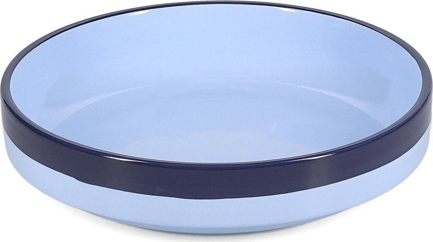 Modrý hluboký talíř z kameniny ø 21 cm Duo – ONA ONA