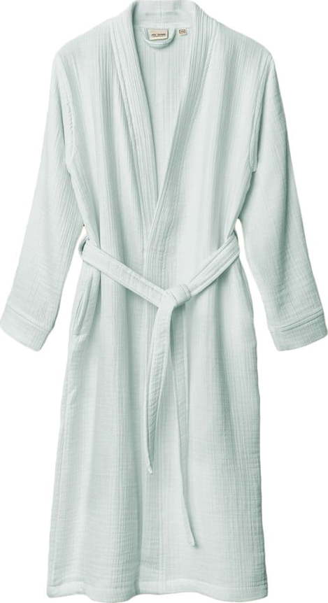 Mušelínový župan v mentolové barvě velikost L/XL Kimono – Foutastic Foutastic